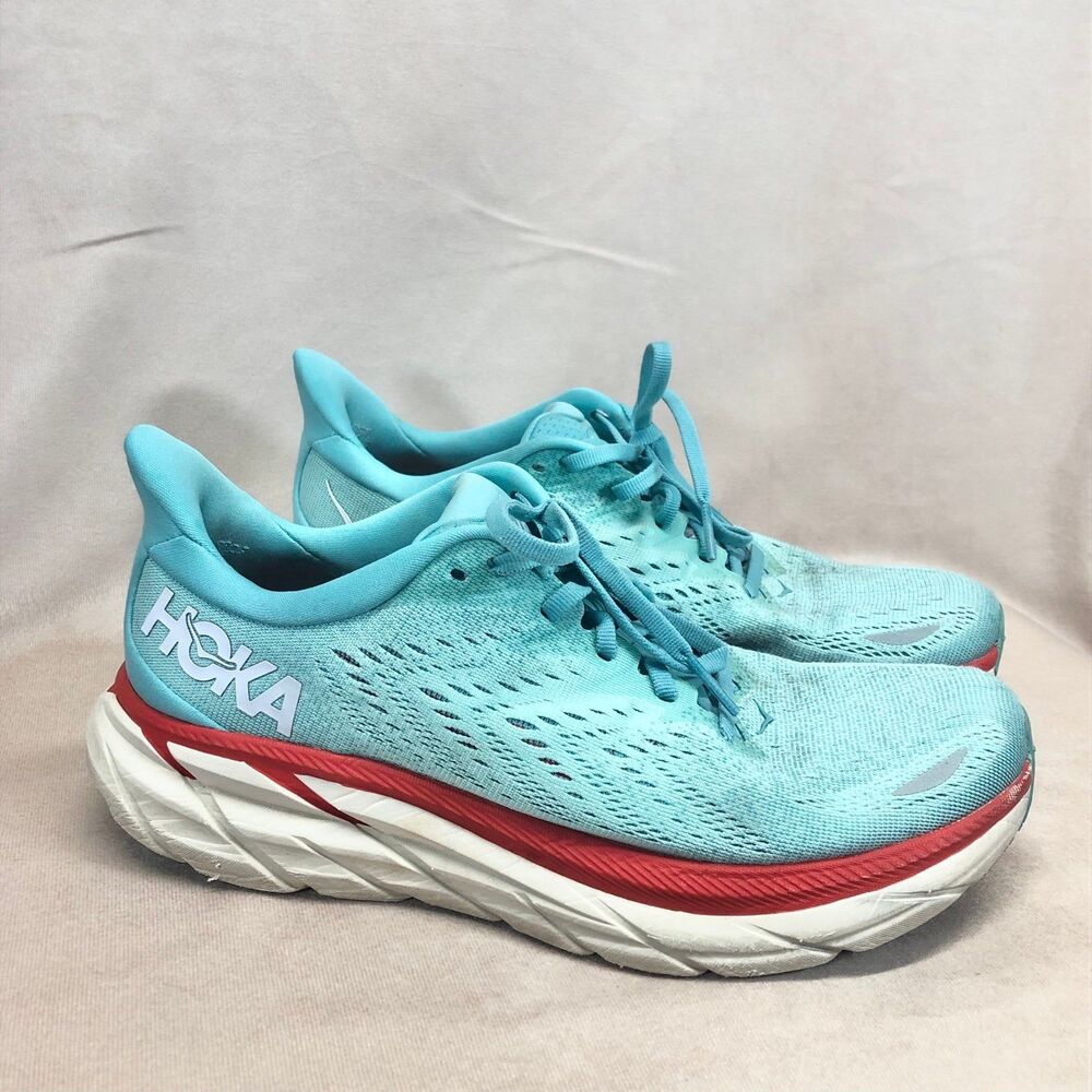 HOKA ONE ONE Women's Clifton size 8 - Aquarelle / Eggshell Blue